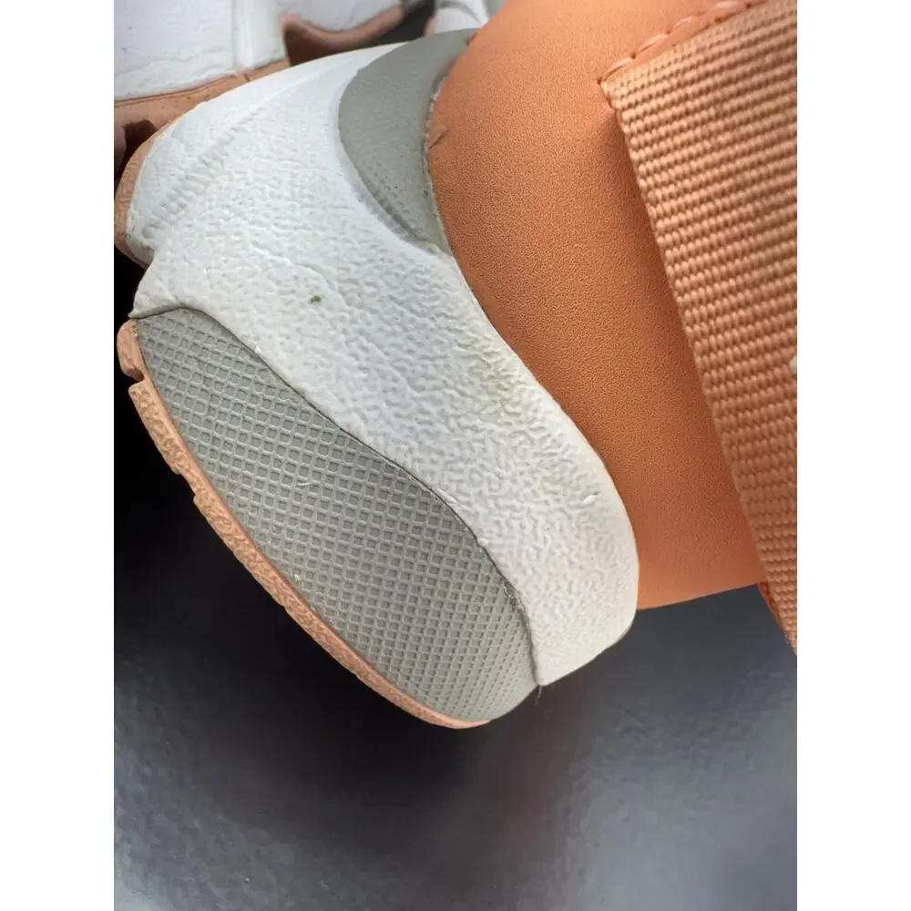 Vionic Paige Nubuck Womens 8.5 Peach‎ Orange Comfort Walking Shoes Arch Support
